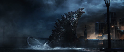 Godzilla lets out a mighty roar. Image courtesy of Warner Bros. Pictures