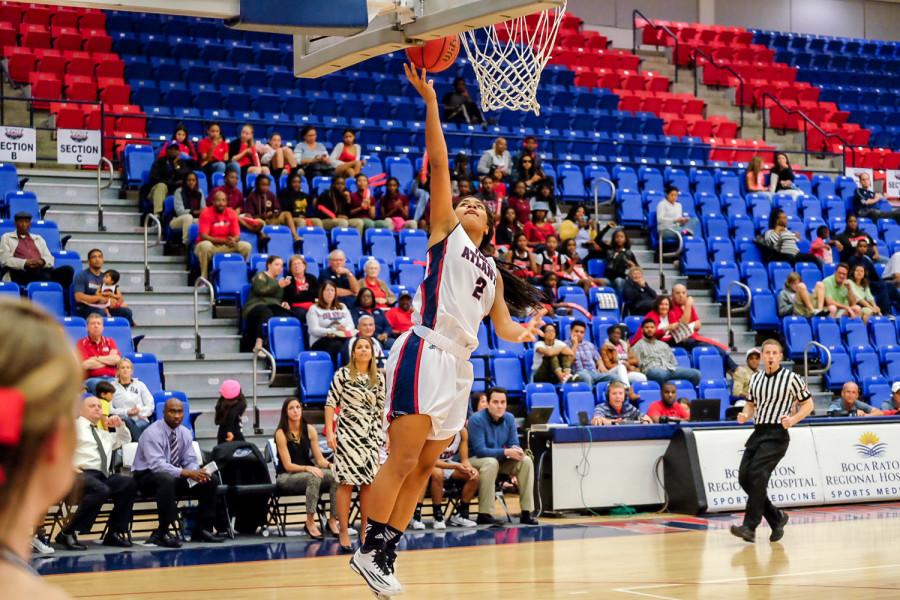 Sophomore guard Shaneese Bailey led FAU with 25 points in their win over FIU on Jan. 24. Photo by Mohammed F. Emran
