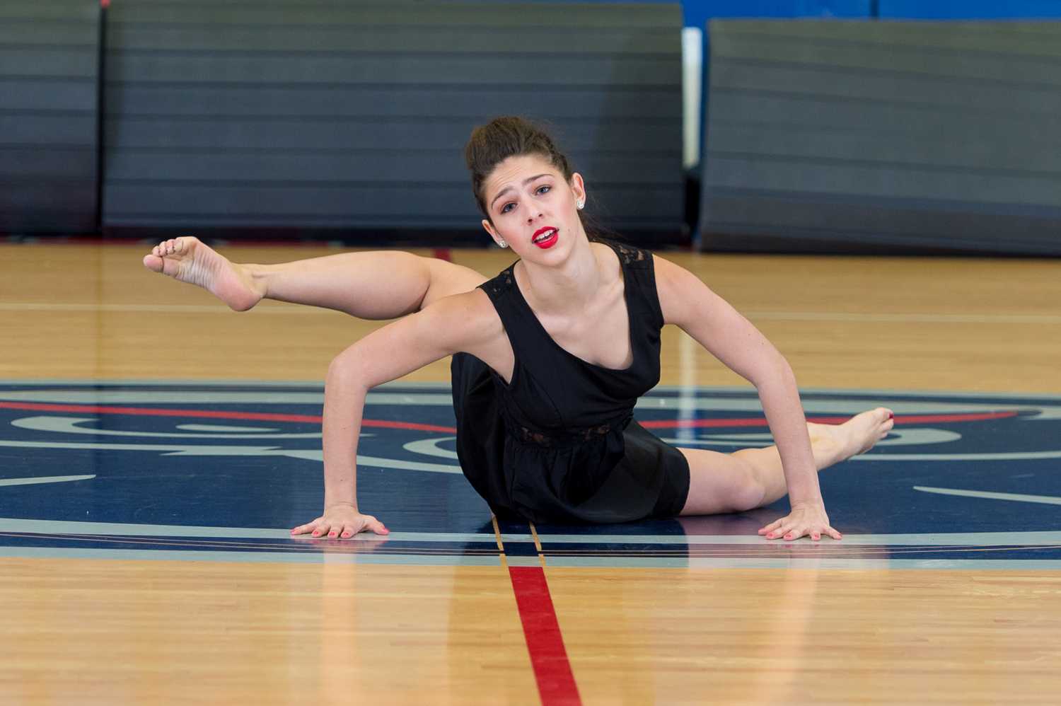 Danielle Piazza of the FAU Dance Team performs at the 2015 FAU Dance Team Showcase on Friday evening, Jan 9. 