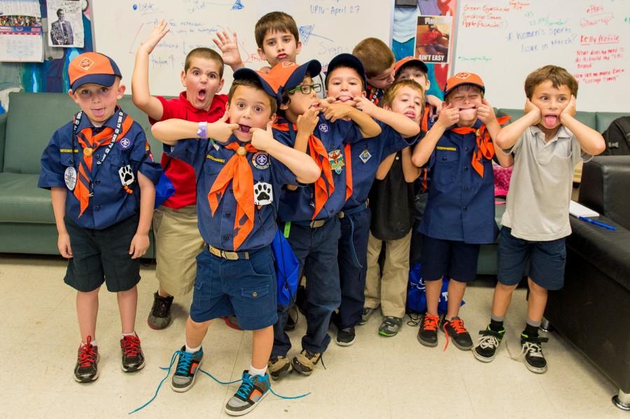 Cub scouts visit the UP. Max Jackson | Photo Editor 