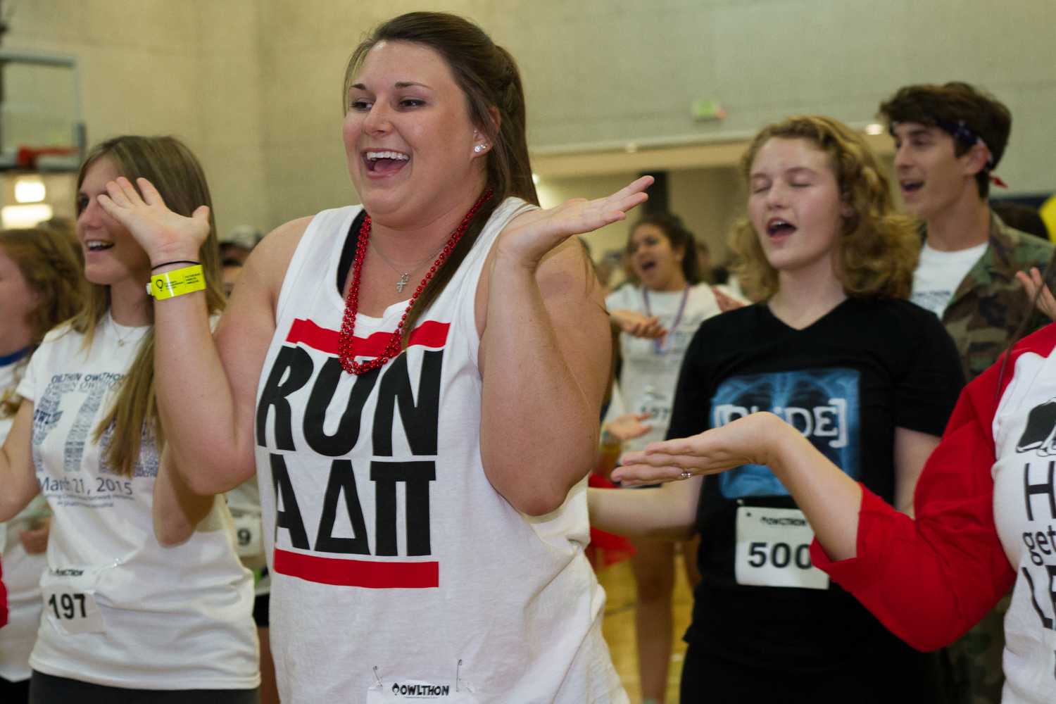 FAU students take part in OWLthon, a dance marathon that raises money for Childrens Miracle Network Hospitals. This year OWlthon raised $66,137.15, a huge increase compared to last years fundraising of $5,732.10.