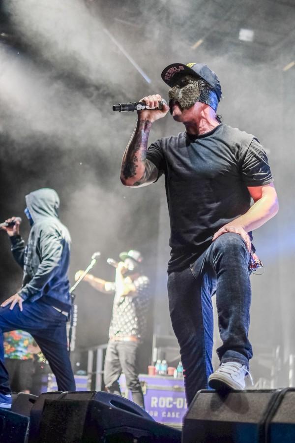 Hollywood Undead came out in masks in the beginning of their set. Mohammed F Emran | Staff Photographer
