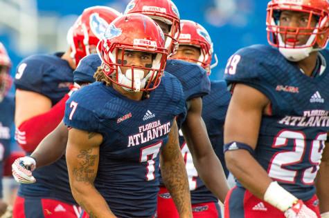 Cre’von LeBlanc tied with Jaquez Johnson for Best Football Player. Photo by Max Jackson | Staff Photographer