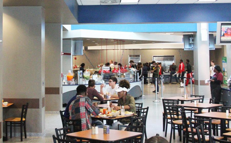 Interior of the Atlantic Dining Hall when its open. Photo by Andrew Fraieli | Opinions Editor