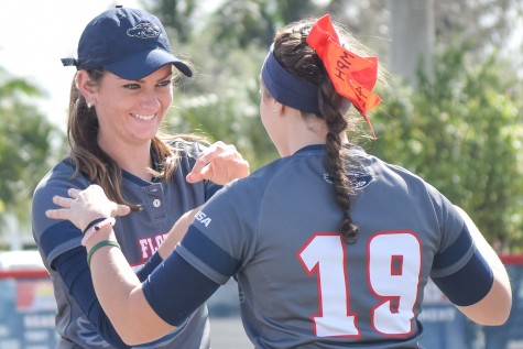This year, Kylee Hanson has enjoyed one of her best seasons at FAU based on stats, going 9-3 with a 0.98 ERA and three saves. Ryan Lynch | Multimedia Editor