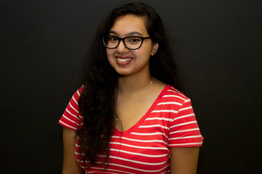 Farhin Haque, freshman engineering major. Caption: Freshman engineering major Farhin Haque says she is using the four-day fall break to catch up on work and hang out with friends and family. Ryan Lynch | Editor In Chief