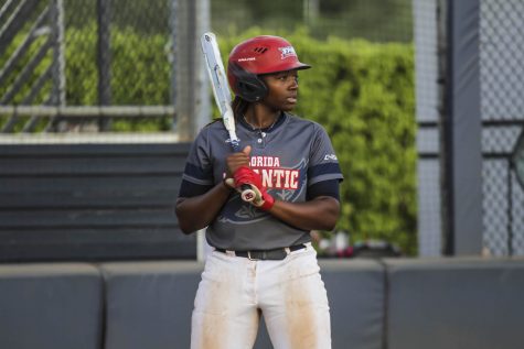 Emily Lochten leads FAU with 16 home runs 
and 35 RBIs. Photo by Alexander Rodriguez