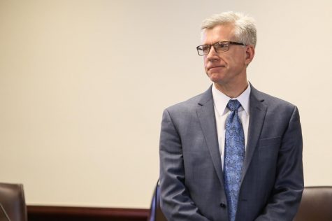 Bret Danilowicz, provost and vice president of academic affairs, in 2018. Photo by Alexander Rodriguez