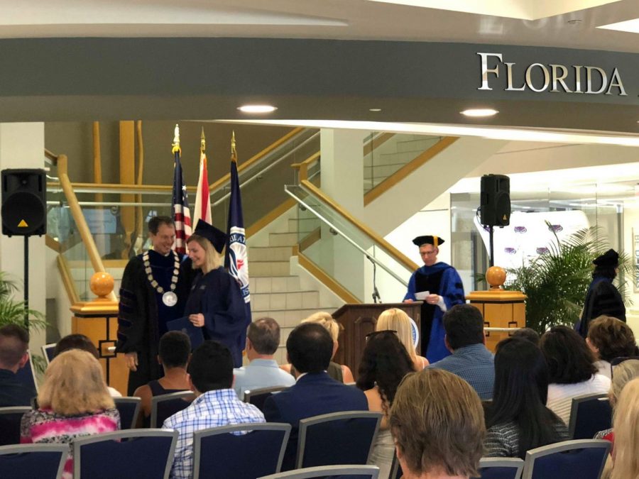 Students get to graduate two days after credible threat evacuated the planned ceremony. Photo courtesy of Ross Mellman.