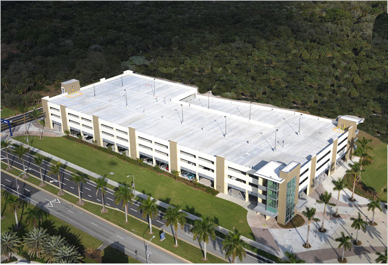 Parking Garage III will lose 210 spaces by fall 2019 to make way for academic programs. Photo courtesy of FAU Parking and Transportations Facebook
