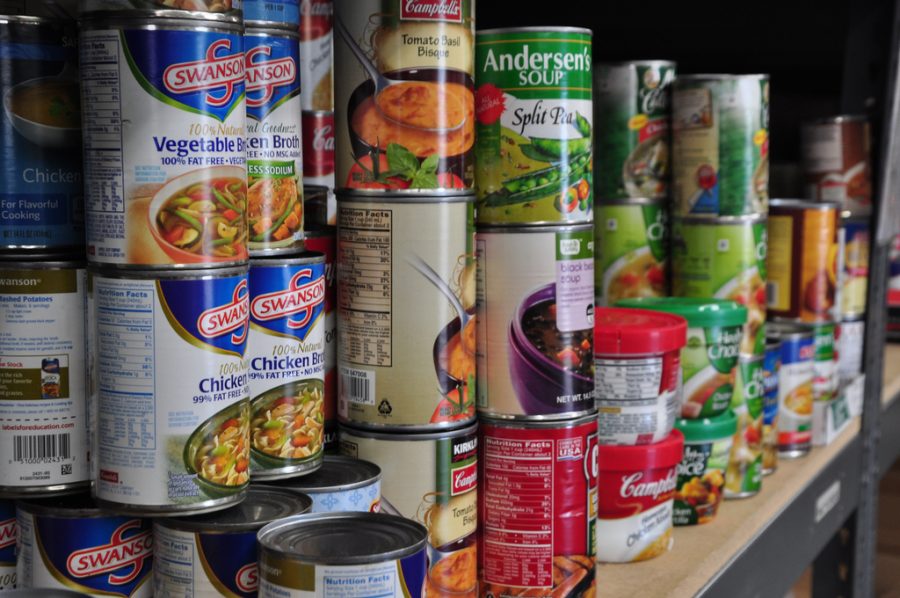 The program takes donations of canned food at the Weppner Center in the Student Union, room  214. Photo courtesy of Flickr
