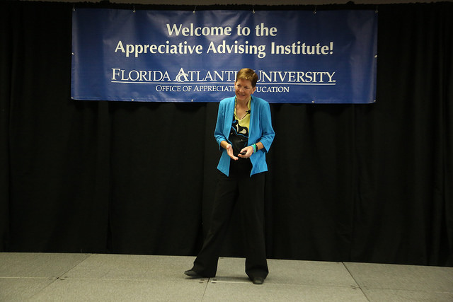 Dr. Jennifer Bloom, the founder of appreciative advising. Photo courtesy of FAU
