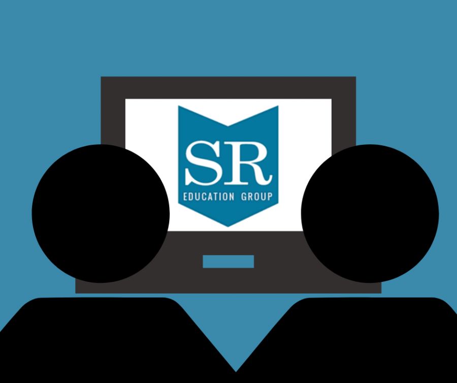 SR Education Group is a resource for students researching online colleges. Illustration by Israel Fontoura