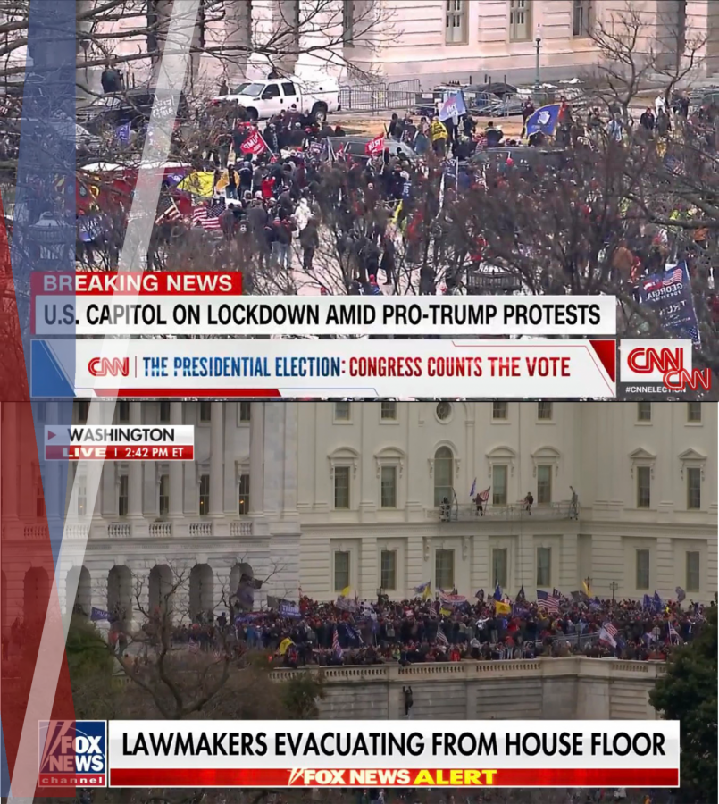 National+Media+coverage+of+the+US+Capitol+riots.+Screenshots+from+CNN+and+Fox+News%2C+Collage+by+Michelle+Rodriguez+Gonzalez.