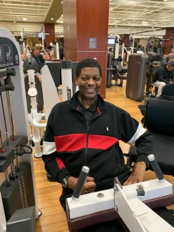 By getting in and out of his wheelchair multiple times, maintaining his balance while standing on his right leg, lifting 10-pound weights with his right arm, and constant stretching alongside other workouts, Sidney Green can now stand on his own power more frequently.