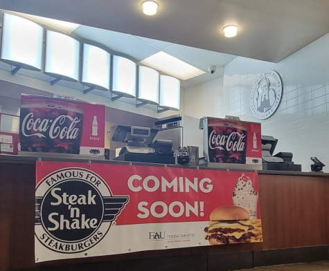 Steak n Shake is expected to open in the Fall 2022 semester, according to FAU spokesperson Joshua Glanzer.