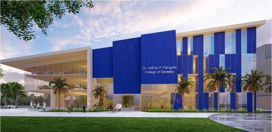 Rendering of the College of Dentistry.
