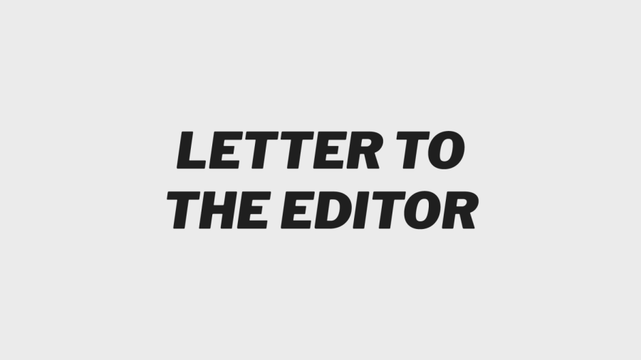 LETTER TO THE EDITOR