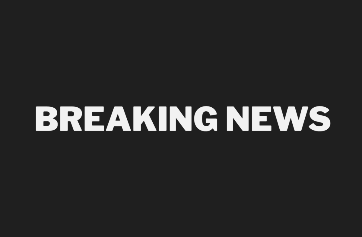 BREAKING NEWS WHITE ON BLACK