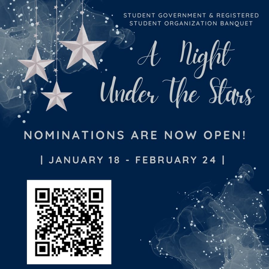 Nomination+flyer+for+A+Night+Under+the+Stars.+Courtesy+of+Michaella+Louis%2C+the+Graduate+Assistant+for+Student+Activities+and+Involvement.+