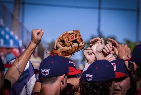 The Owls get hyped up in preparation for the USF series from Feb. 24-26, 2023.
