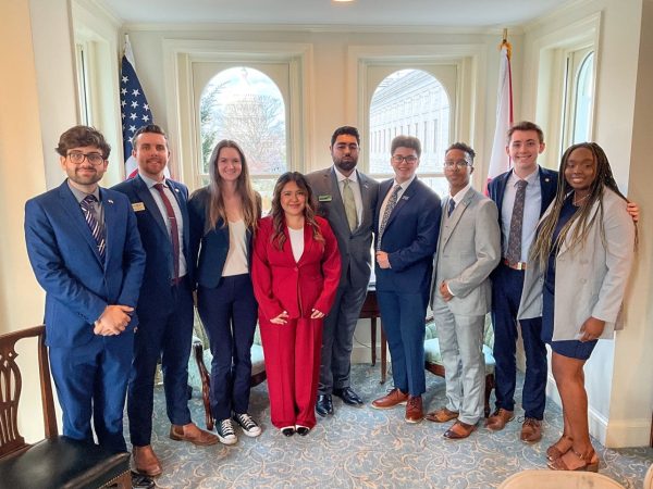 Nine of the 12 Florida university student body presidents on the FSA Board of Directors in Washington D.C. in March 2024 (Photo/Dalia Calvillo, LinkedIn).