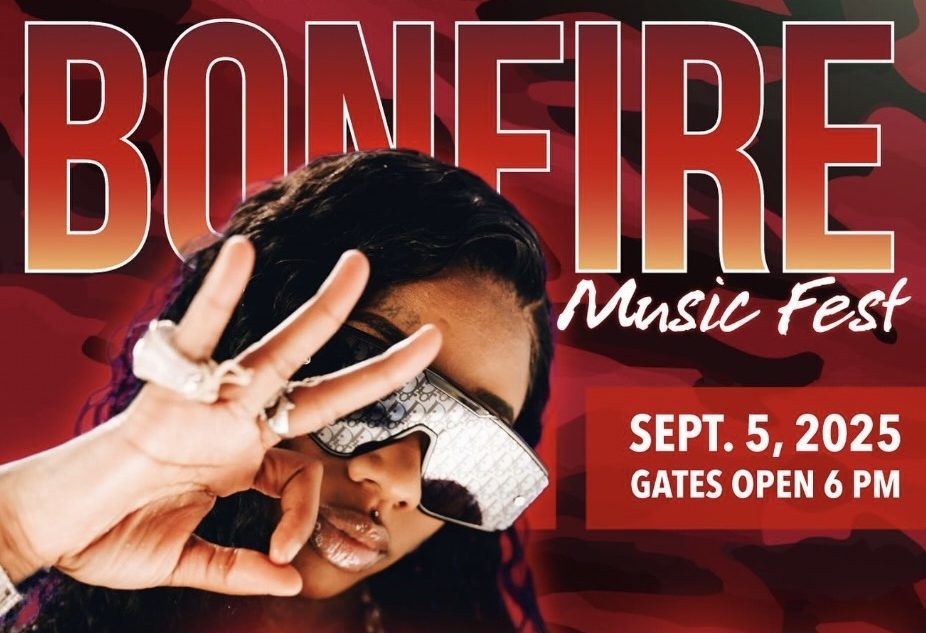 The flyer for the 2025 Bonfire Music Fest headliner Sexyy Red. Courtesy of FAU’s Program Board Instagram.