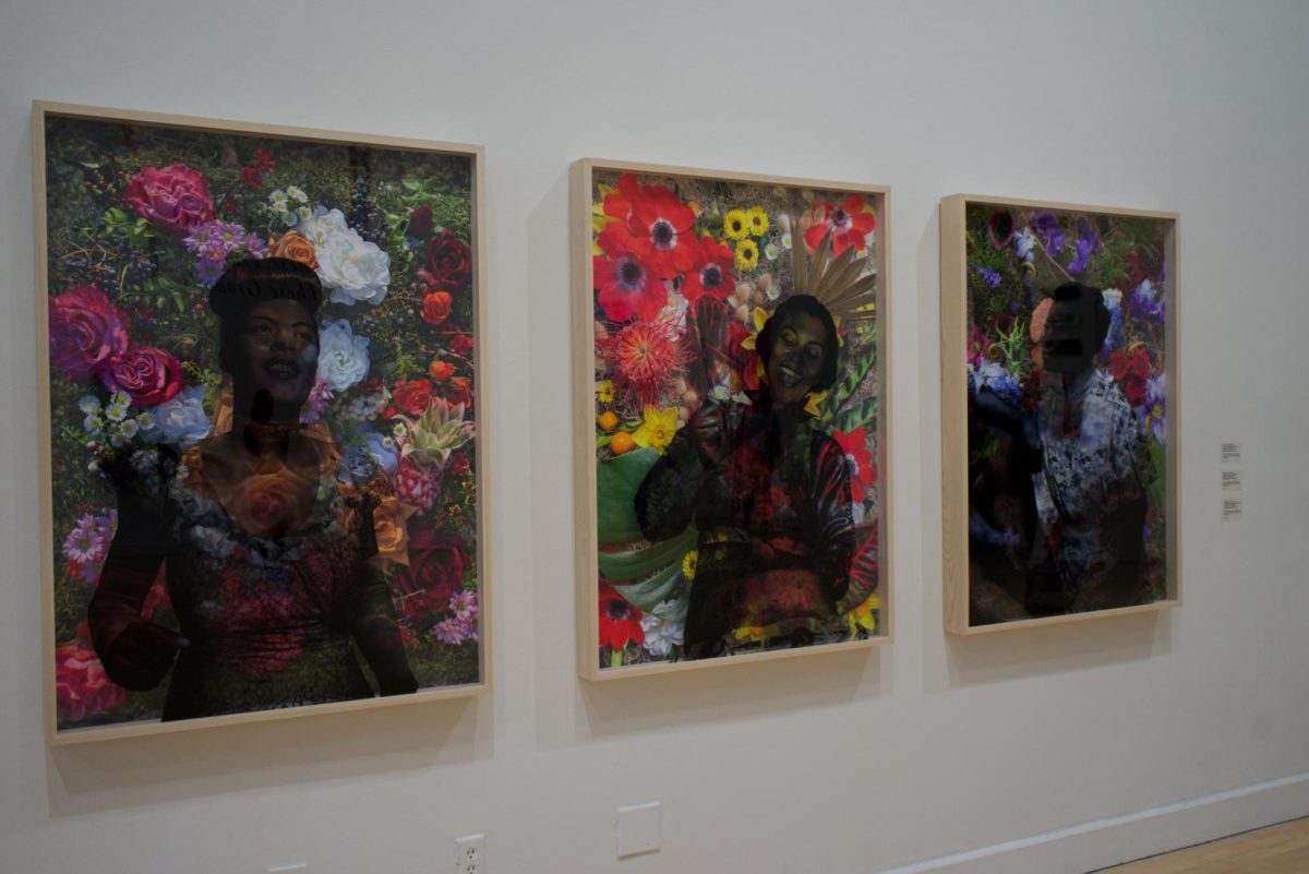 Art by Daesha Devón Harris on display at the Schmidt Art Gallery on FAU’s Boca Raton campus.