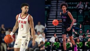 Nick Boyd (left) and Baba Miller (right) during their time at Florida Atlantic.