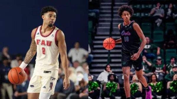 Nick Boyd (left) and Baba Miller (right) during their time at Florida Atlantic.