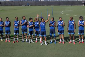 The Curaçao national team is introduced to a crowd of fans at Flagler Credit Union Stadium on the Boca Raton Campus. June 12th, 2026.
