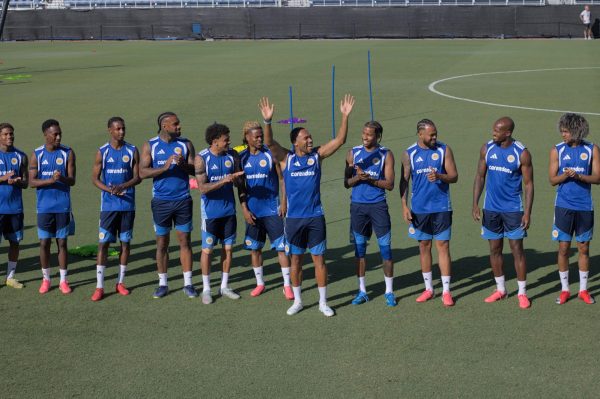 The Curaçao national team is introduced to a crowd of fans at Flagler Credit Union Stadium on the Boca Raton Campus. June 12th, 2026.