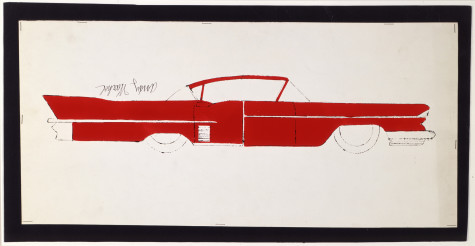 Andy Warhol, Car, 1950s, ©2012 The Andy Warhol Foundation for the Visual Arts, Inc. / Artist Rights Society (ARS), New York