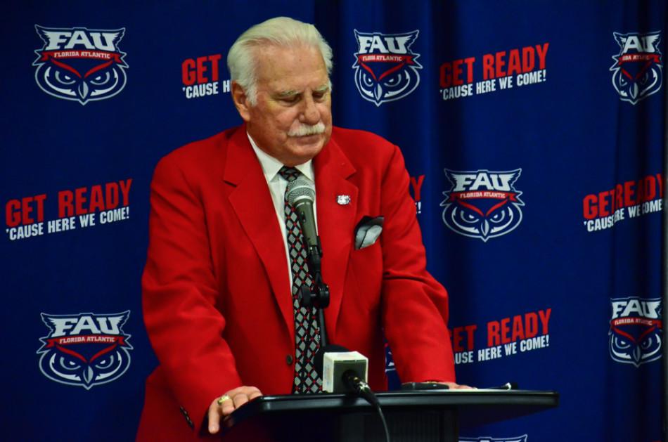 Dating back to 2010, Howard Schnellenberger and the Owls have lost 10 consecutive games, a school record. Photo by Christine Capozziello