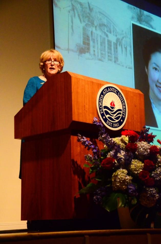 President Mary Jane Saunders. Photo by Christine Capozziello.