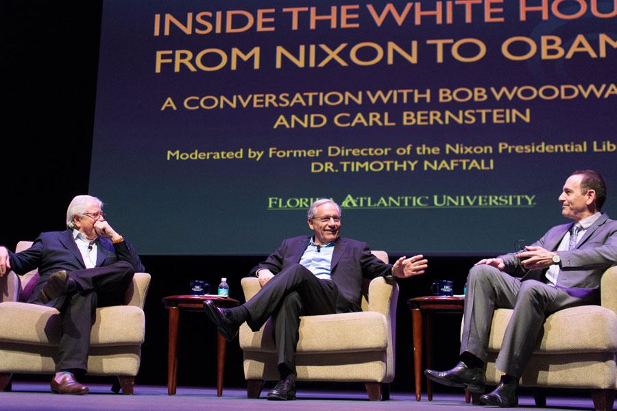 Woodward and Bernsteins appearance at FAU sells out the Kaye Performing Arts Auditorium